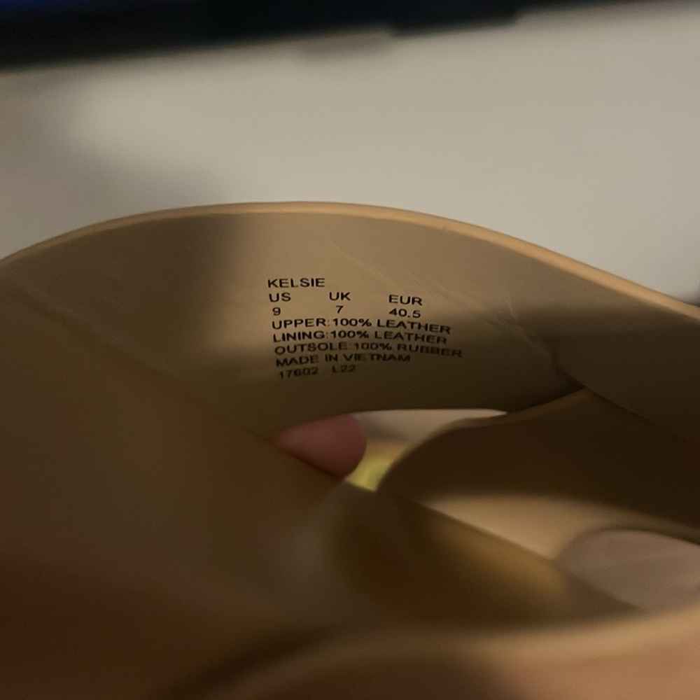 LAUREN Ralph Lauren Kelsie Slide Sandals for Women Leather Lining - Picture 4 of 4
